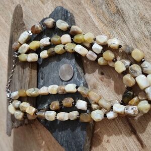 Barse Australian Yellow Opal and Sterling Silver NWOT